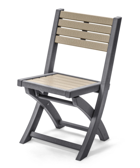 Perfect Choice Recycled Plastic Small Spaces Folding Chair - LEAD TIME TO SHIP 4 WEEKS OR LESS