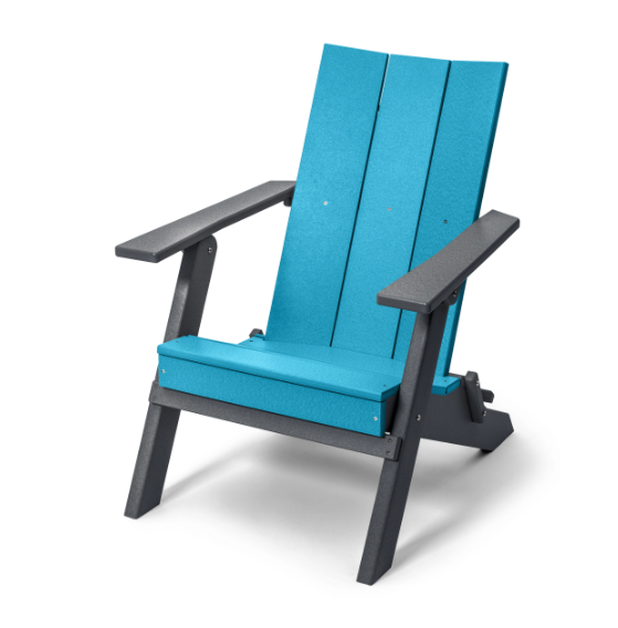 Perfect Choice Furniture Recycled Plastic Stanton Folding Adirondack Chair - LEAD TIME TO SHIP 4 WEEKS OR LESS