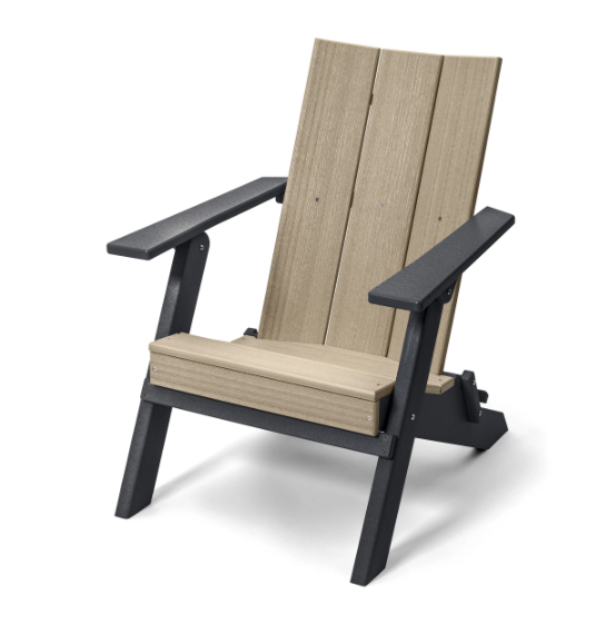 Perfect Choice Furniture Recycled Plastic Stanton Folding Adirondack Chair - LEAD TIME TO SHIP 4 WEEKS OR LESS