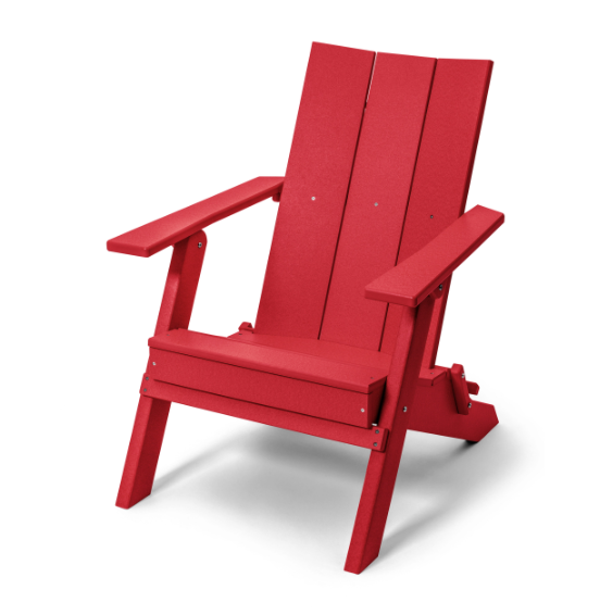 Perfect Choice Furniture Recycled Plastic Stanton Folding Adirondack Chair - LEAD TIME TO SHIP 4 WEEKS OR LESS