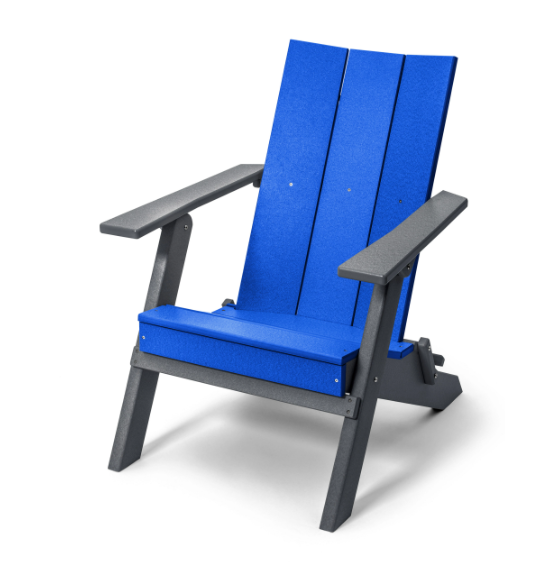 Perfect Choice Furniture Recycled Plastic Stanton Folding Adirondack Chair - LEAD TIME TO SHIP 4 WEEKS OR LESS