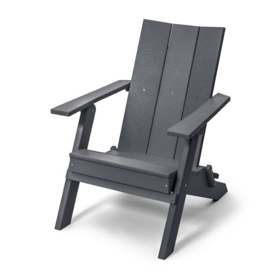 Perfect Choice Furniture Recycled Plastic Stanton Folding Adirondack Chair - LEAD TIME TO SHIP 4 WEEKS OR LESS