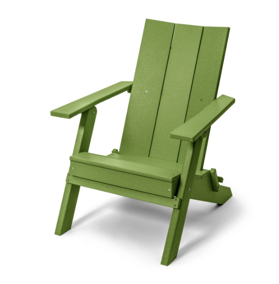 Perfect Choice Furniture Recycled Plastic Stanton Folding Adirondack Chair - LEAD TIME TO SHIP 4 WEEKS OR LESS