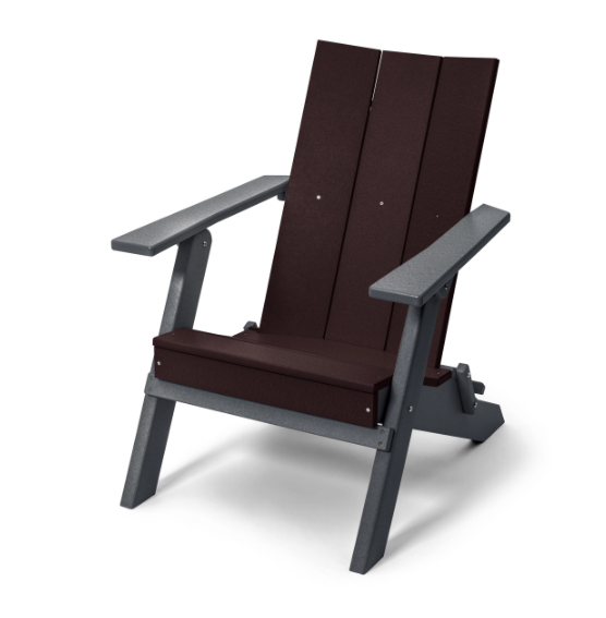 Perfect Choice Furniture Recycled Plastic Stanton Folding Adirondack Chair - LEAD TIME TO SHIP 4 WEEKS OR LESS