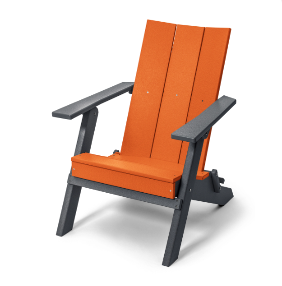 Perfect Choice Furniture Recycled Plastic Stanton Folding Adirondack Chair - LEAD TIME TO SHIP 4 WEEKS OR LESS