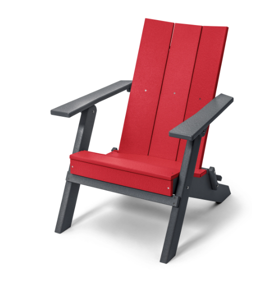 Perfect Choice Furniture Recycled Plastic Stanton Folding Adirondack Chair - LEAD TIME TO SHIP 4 WEEKS OR LESS