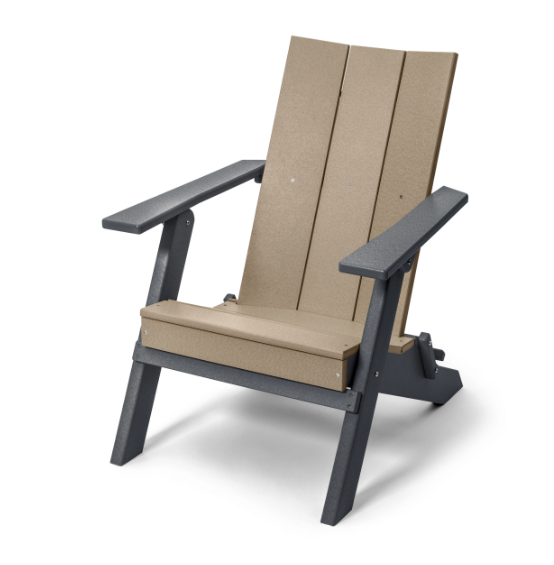 Perfect Choice Furniture Recycled Plastic Stanton Folding Adirondack Chair - LEAD TIME TO SHIP 4 WEEKS OR LESS