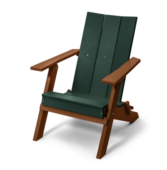 Perfect Choice Furniture Recycled Plastic Stanton Folding Adirondack Chair - LEAD TIME TO SHIP 4 WEEKS OR LESS