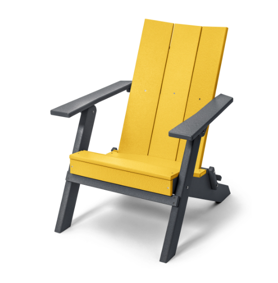 Perfect Choice Furniture Recycled Plastic Stanton Folding Adirondack Chair - LEAD TIME TO SHIP 4 WEEKS OR LESS