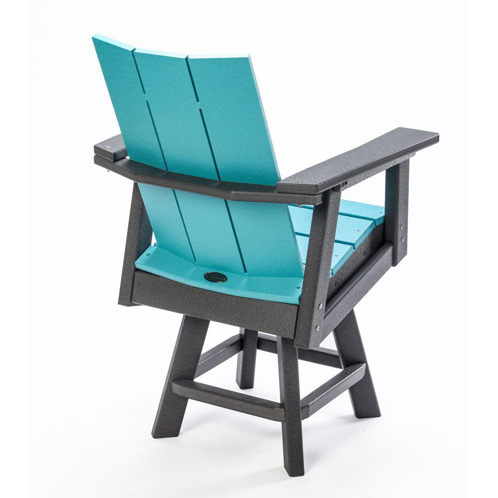 Perfect Choice Furniture Recycled Plastic Stanton Swivel Counter Height Arm Chair - LEAD TIME TO SHIP 4 WEEKS OR LESS