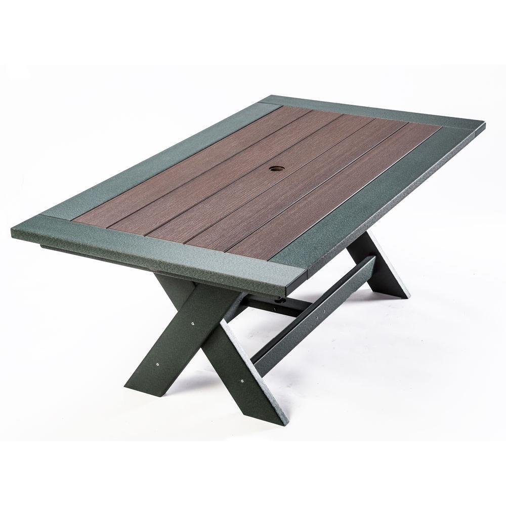 Perfect Choice Furniture Recycled Plastic 72" Stanton Dining Table - LEAD TIME TO SHIP 4 WEEKS OR LESS