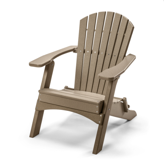 Perfect Choice Recycled Plastic Classic Folding Adirondack Chair - LEAD TIME TO SHIP 4 WEEKS OR LESS