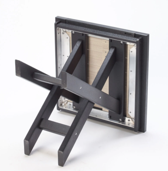 Perfect Choice Furniture Recycled Plastic Stanton 28" Square Bar Height Bistro Table - LEAD TIME TO SHIP 5 WEEKS OR LESS