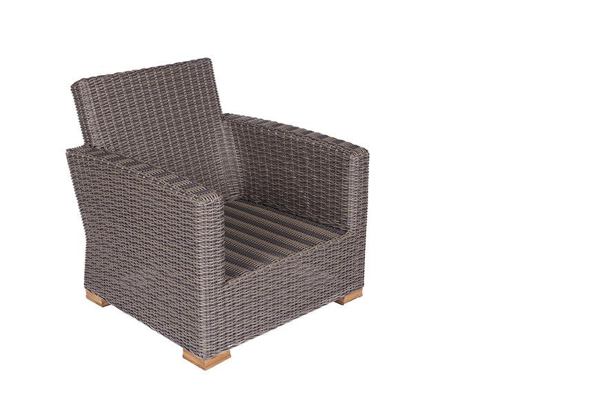 Royal Teak Collection All Weather Wicker Sanibel Deep Seating Club Chair - SHIPS WITHIN 1 TO 2 BUSINESS DAYS