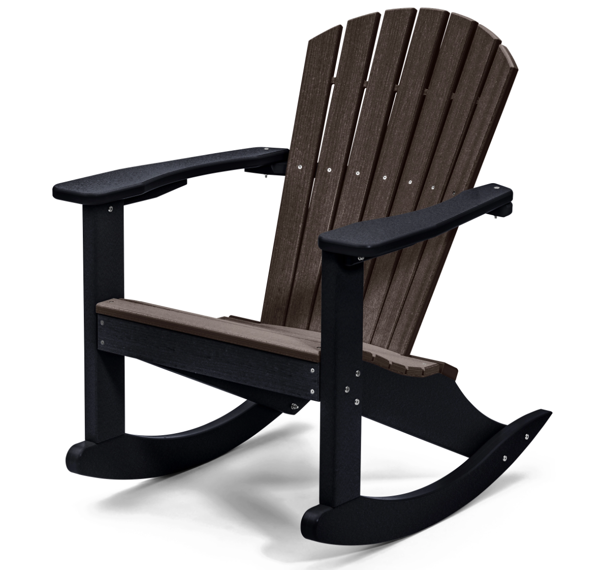 Perfect Choice Furniture Recycled Plastic Classic Adirondack Rocking Chair - LEAD TIME TO SHIP 4 WEEKS OR LESS