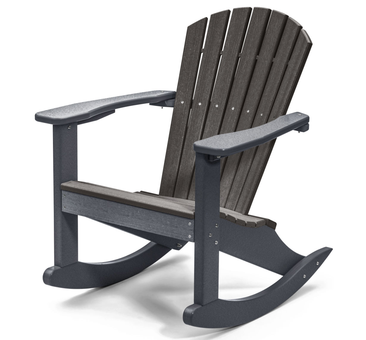 Perfect Choice Furniture Recycled Plastic Classic Adirondack Rocking Chair - LEAD TIME TO SHIP 4 WEEKS OR LESS