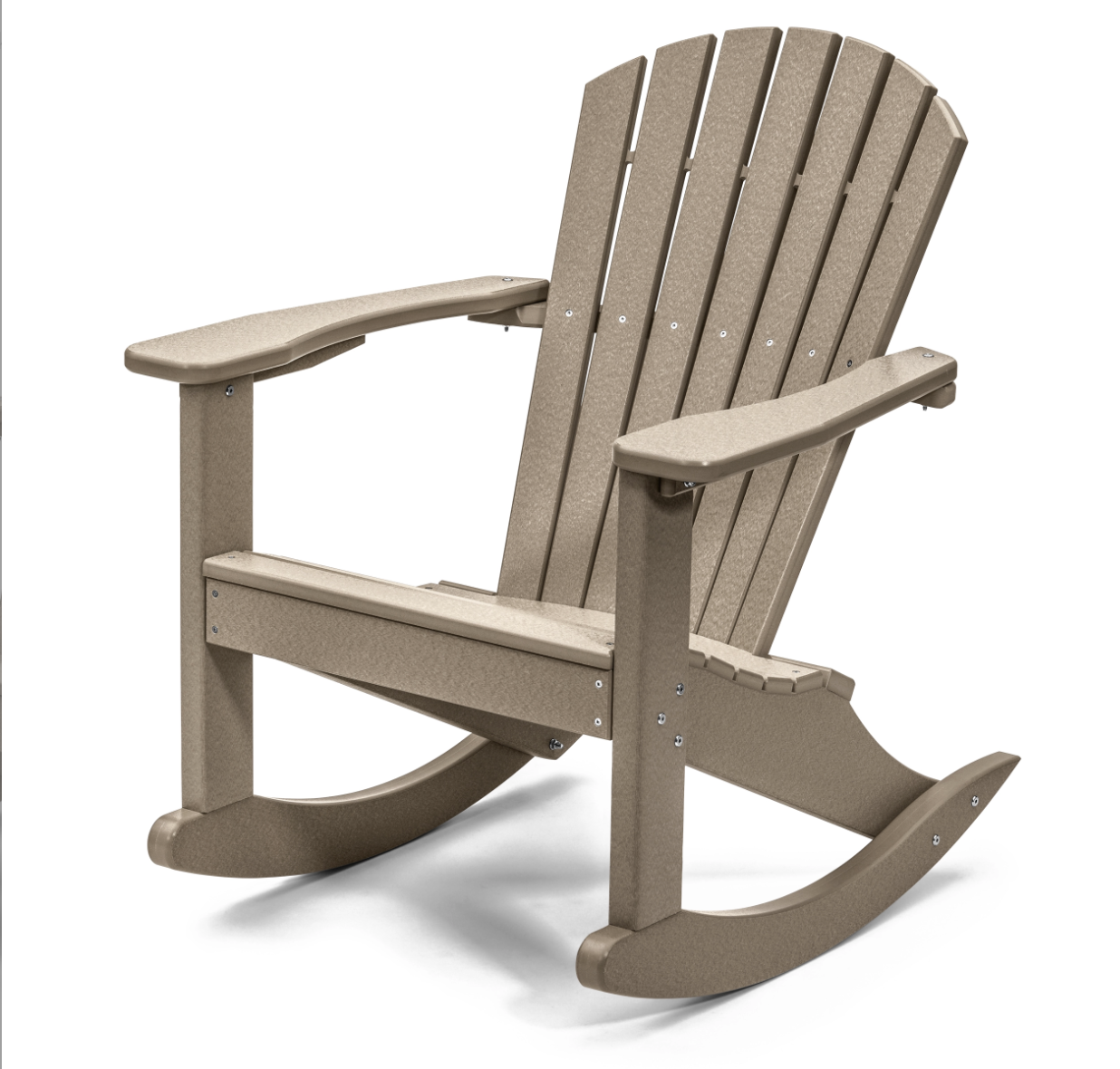 Perfect Choice Furniture Recycled Plastic Classic Adirondack Rocking Chair - LEAD TIME TO SHIP 4 WEEKS OR LESS