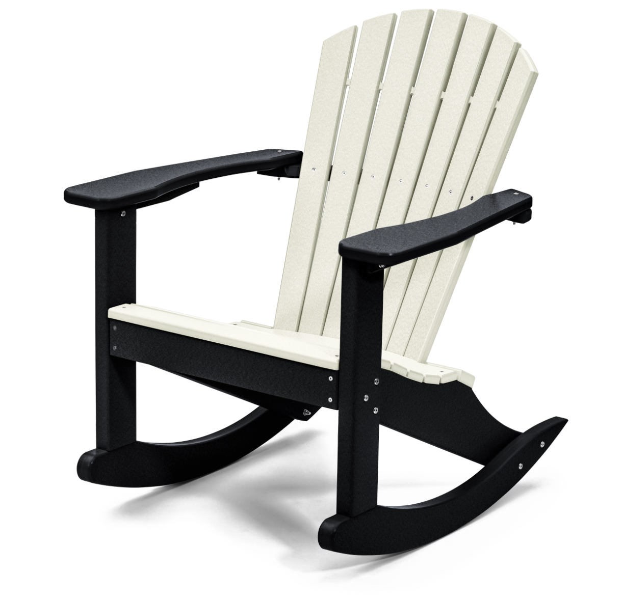 Perfect Choice Furniture Recycled Plastic Classic Adirondack Rocking Chair - LEAD TIME TO SHIP 4 WEEKS OR LESS