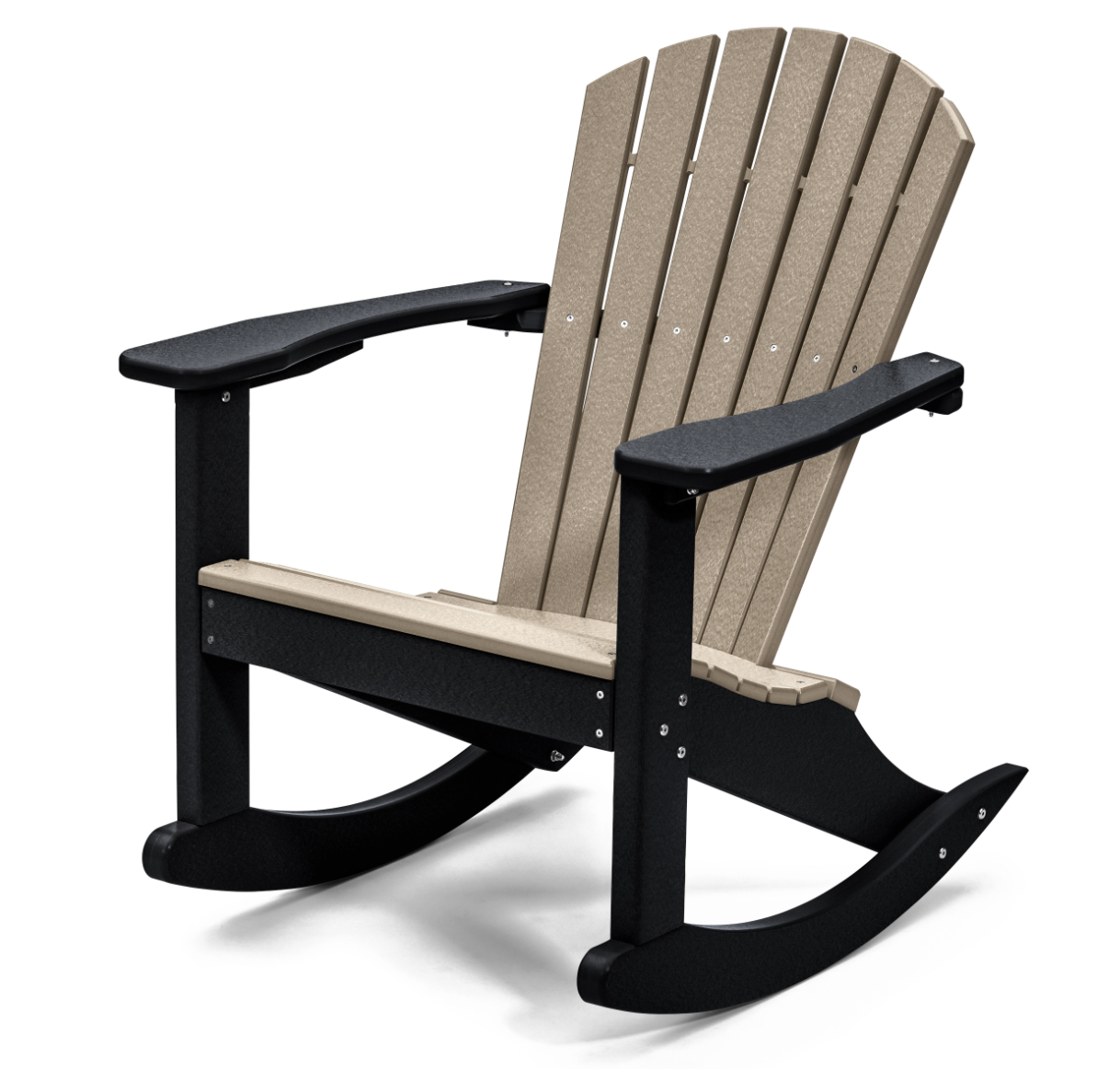 Perfect Choice Furniture Recycled Plastic Classic Adirondack Rocking Chair - LEAD TIME TO SHIP 4 WEEKS OR LESS