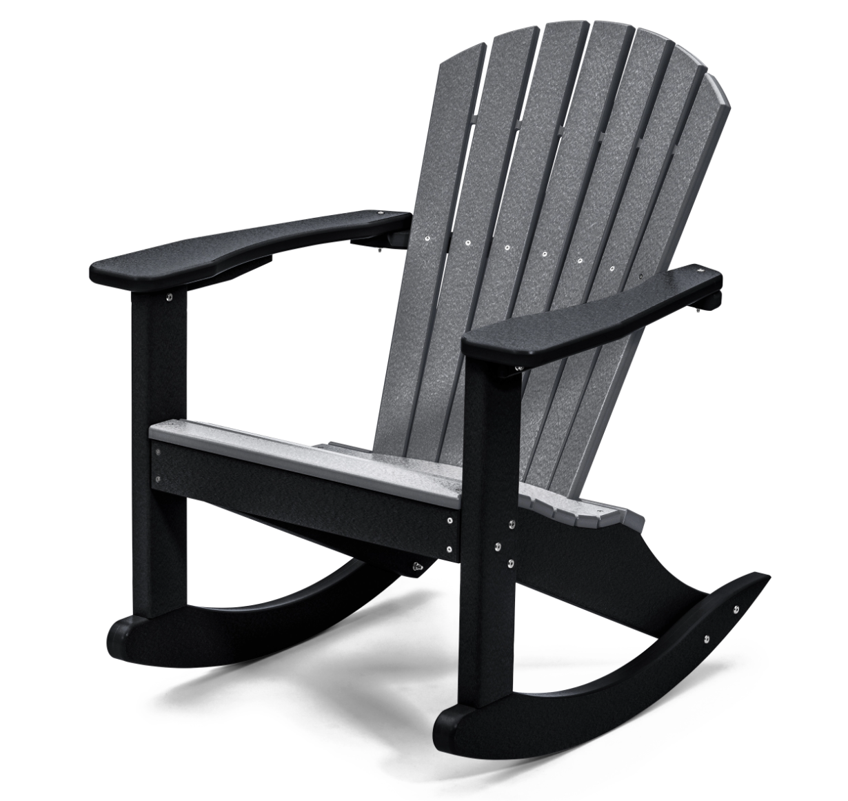 Perfect Choice Furniture Recycled Plastic Classic Adirondack Rocking Chair - LEAD TIME TO SHIP 4 WEEKS OR LESS