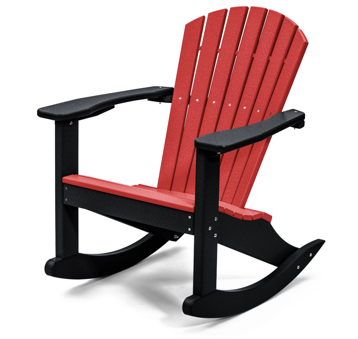 Perfect Choice Furniture Recycled Plastic Classic Adirondack Rocking Chair - LEAD TIME TO SHIP 4 WEEKS OR LESS