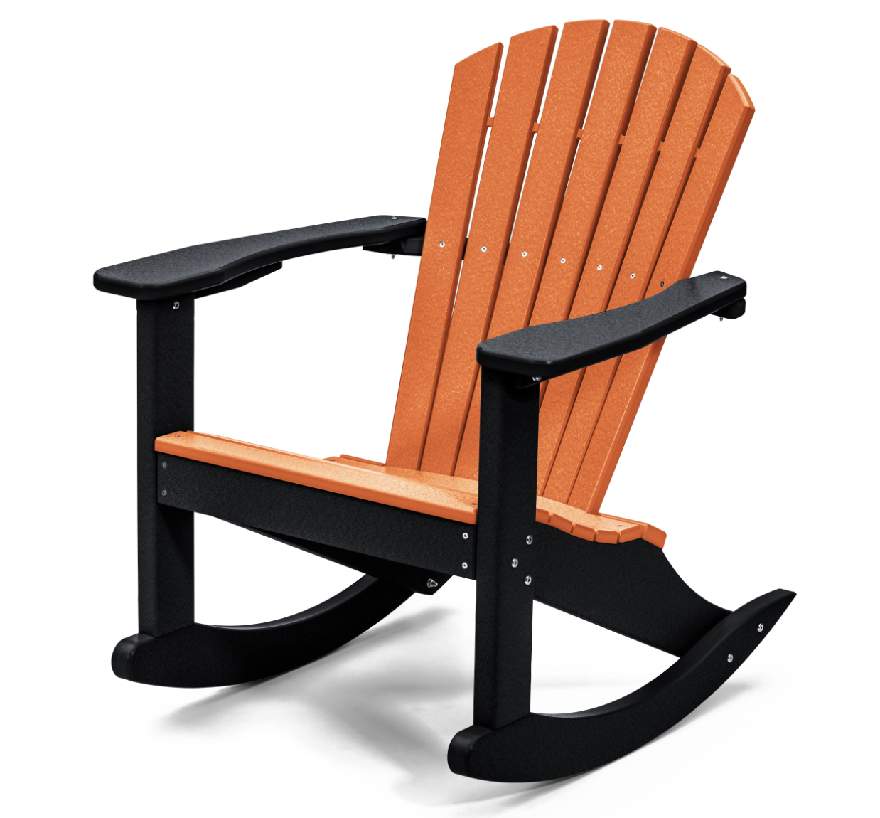 Perfect Choice Furniture Recycled Plastic Classic Adirondack Rocking Chair - LEAD TIME TO SHIP 4 WEEKS OR LESS