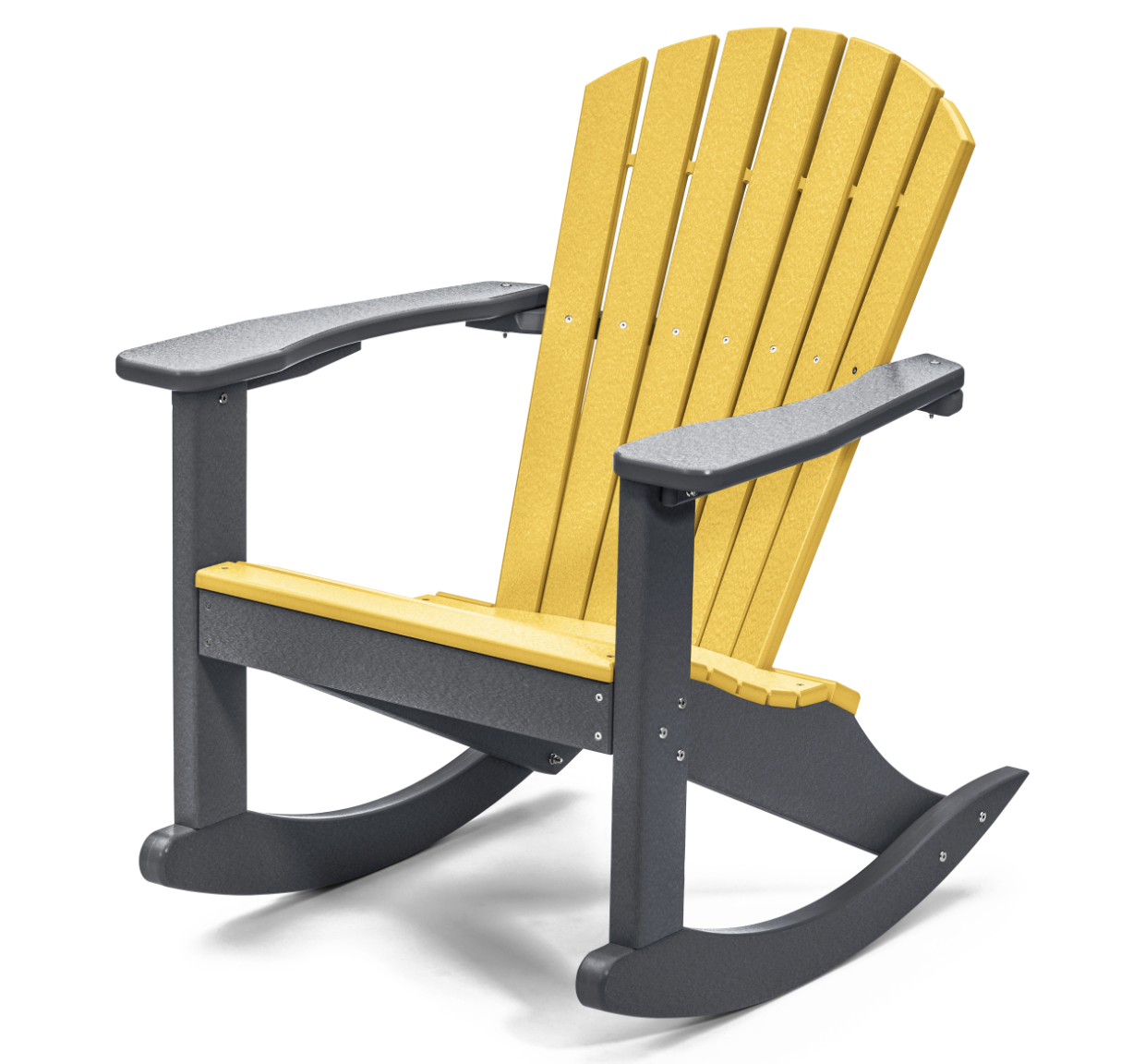 Perfect Choice Furniture Recycled Plastic Classic Adirondack Rocking Chair - LEAD TIME TO SHIP 4 WEEKS OR LESS