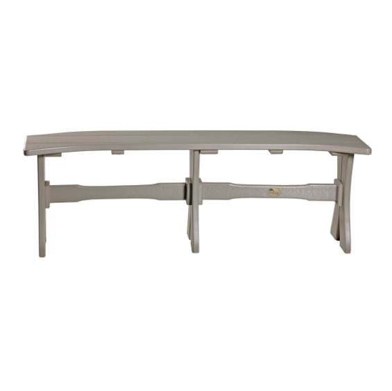 LuxCraft Recycled Plastic 52" Table Bench (DINING HEIGHT) - LEAD TIME TO SHIP 3 TO 4 WEEKS