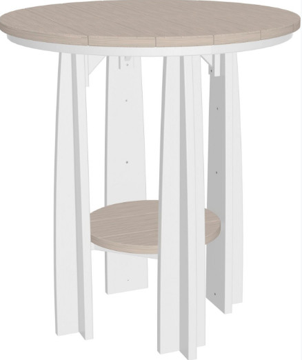 LuxCraft Recycled Plastic Counter Height 36" Balcony Table  - LEAD TIME TO SHIP 7 BUSINESS DAYS OR LESS