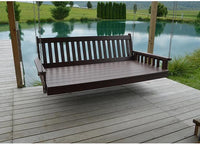 A & L FURNITURE CO. 75" Poly Traditional English Swingbed  - Ships FREE in 5-7 Business days - Rocking Furniture