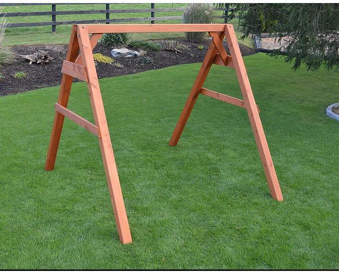 A & L FURNITURE CO. 5' 4x4  A-Frame Swing Stand for Swing or Swingbed  - Ships FREE in 5-7 Business days - Rocking Furniture