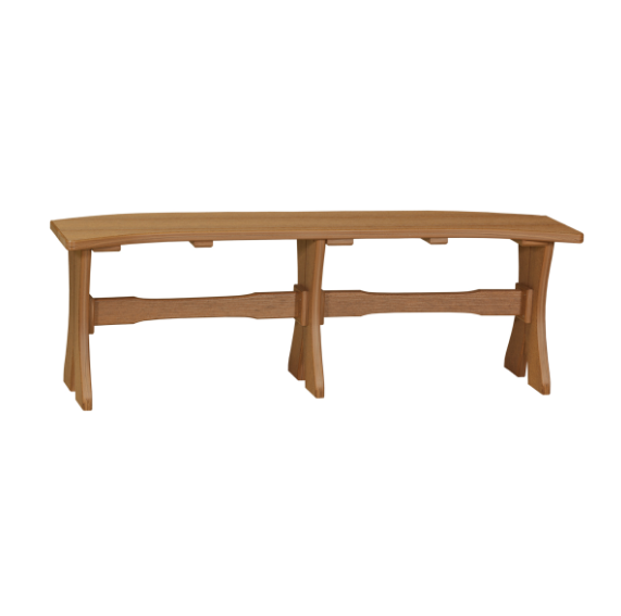 LuxCraft Recycled Plastic 52" Table Bench (DINING HEIGHT) - LEAD TIME TO SHIP 3 TO 4 WEEKS