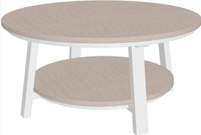 LuxCraft Recycled Plastic Deluxe Conversation Table  - LEAD TIME TO SHIP 10 to 12 BUSINESS DAYS