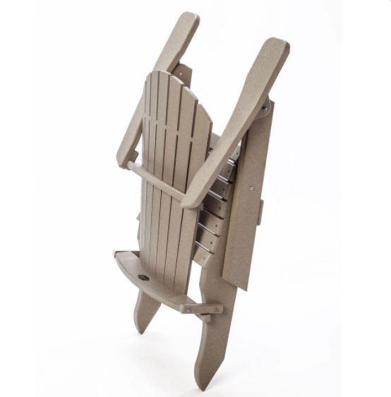 Perfect Choice Recycled Plastic Classic Folding Adirondack Chair - LEAD TIME TO SHIP 4 WEEKS OR LESS