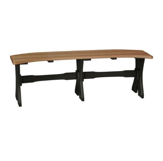 LuxCraft Recycled Plastic 52" Table Bench (DINING HEIGHT) - LEAD TIME TO SHIP 3 TO 4 WEEKS