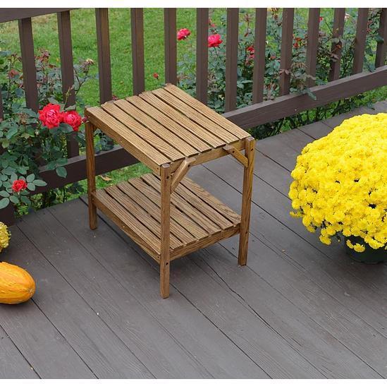 A & L Furniture Co. Amish Made Oak End Table  - Ships FREE in 5-7 Business days - Rocking Furniture