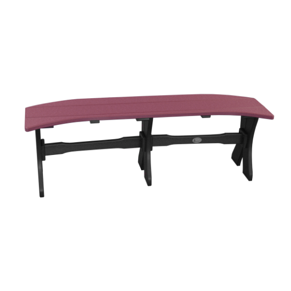 LuxCraft Recycled Plastic 52" Table Bench (DINING HEIGHT) - LEAD TIME TO SHIP 3 TO 4 WEEKS