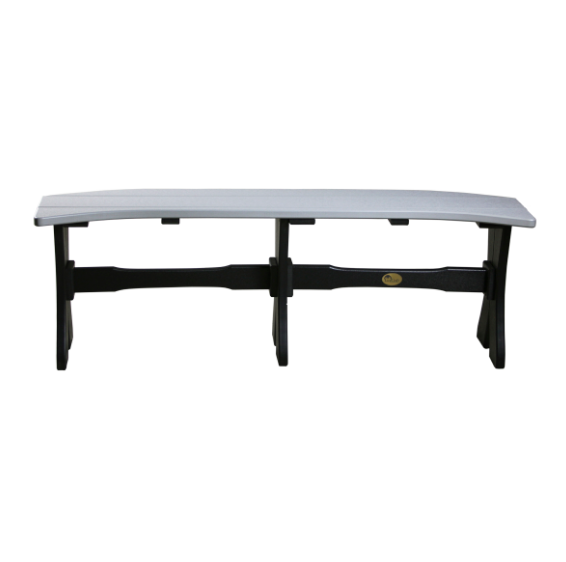 LuxCraft Recycled Plastic Dining Height 52" Table Bench - LEAD TIME TO SHIP 3 TO 4 WEEKS