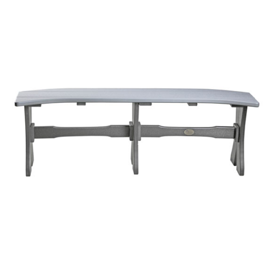 LuxCraft Recycled Plastic 52" Table Bench (DINING HEIGHT) - LEAD TIME TO SHIP 3 TO 4 WEEKS