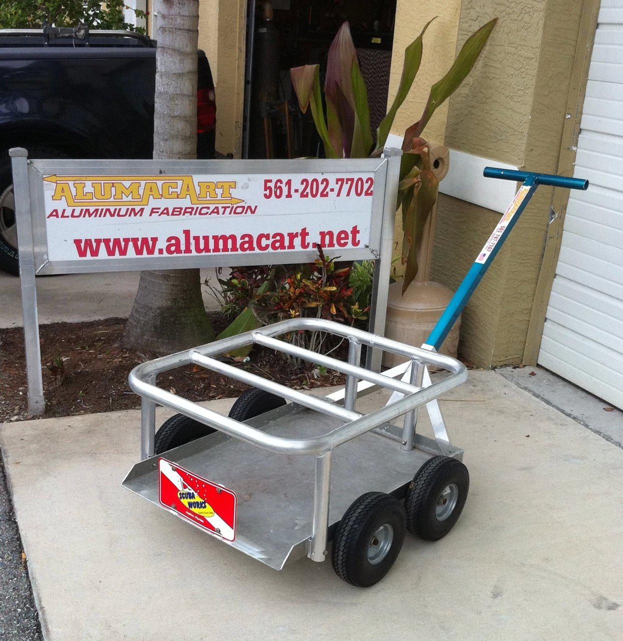 Alumacart Scuba Niner Package-Hauls NINE Dive Tanks - LEAD TIME TO SHIP 10 TO 12 BUSINESS DAYS