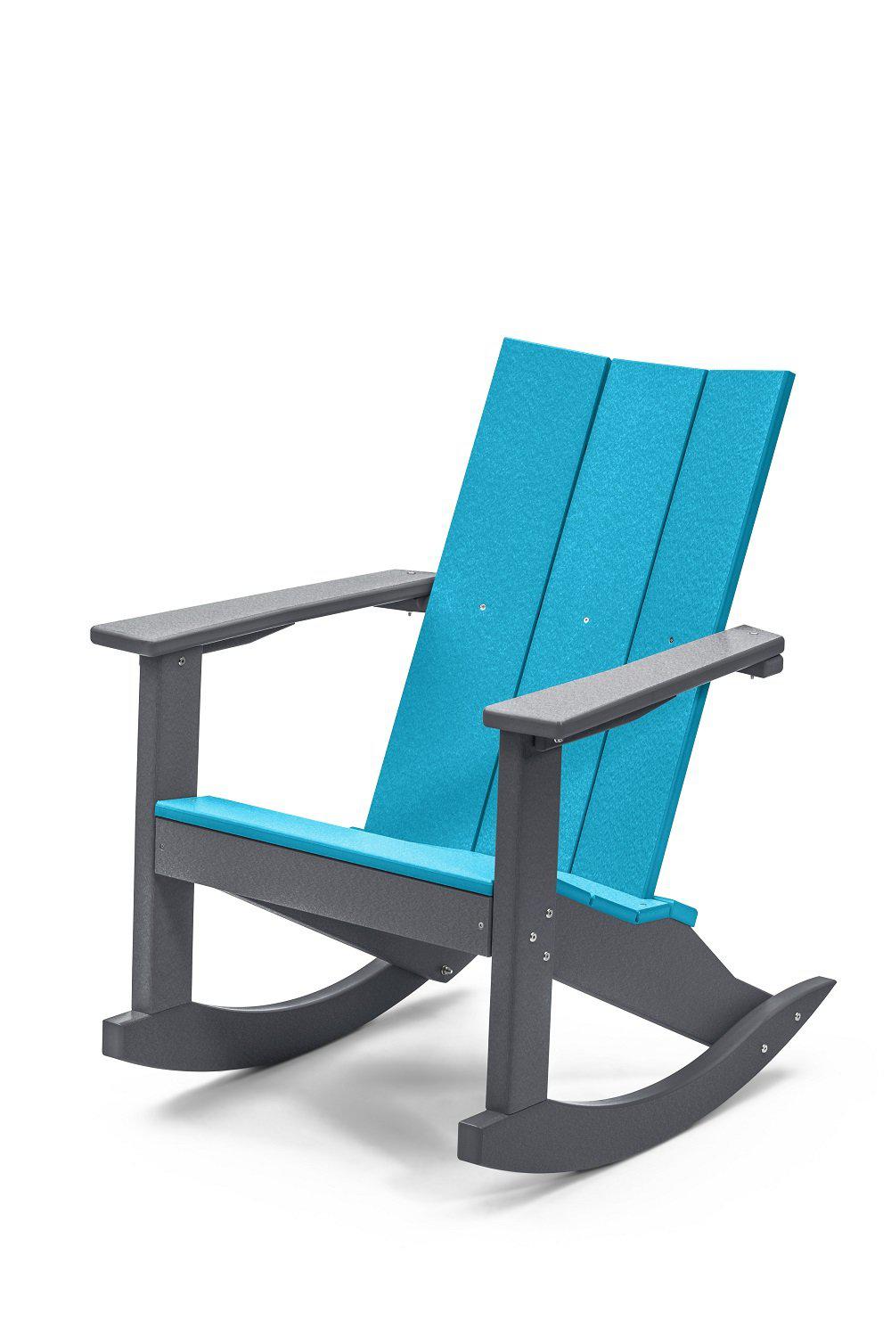 Perfect Choice Furniture Recycled Plastic Stanton Adirondack Rocking Chair - LEAD TIME TO SHIP 4 WEEKS OR LESS