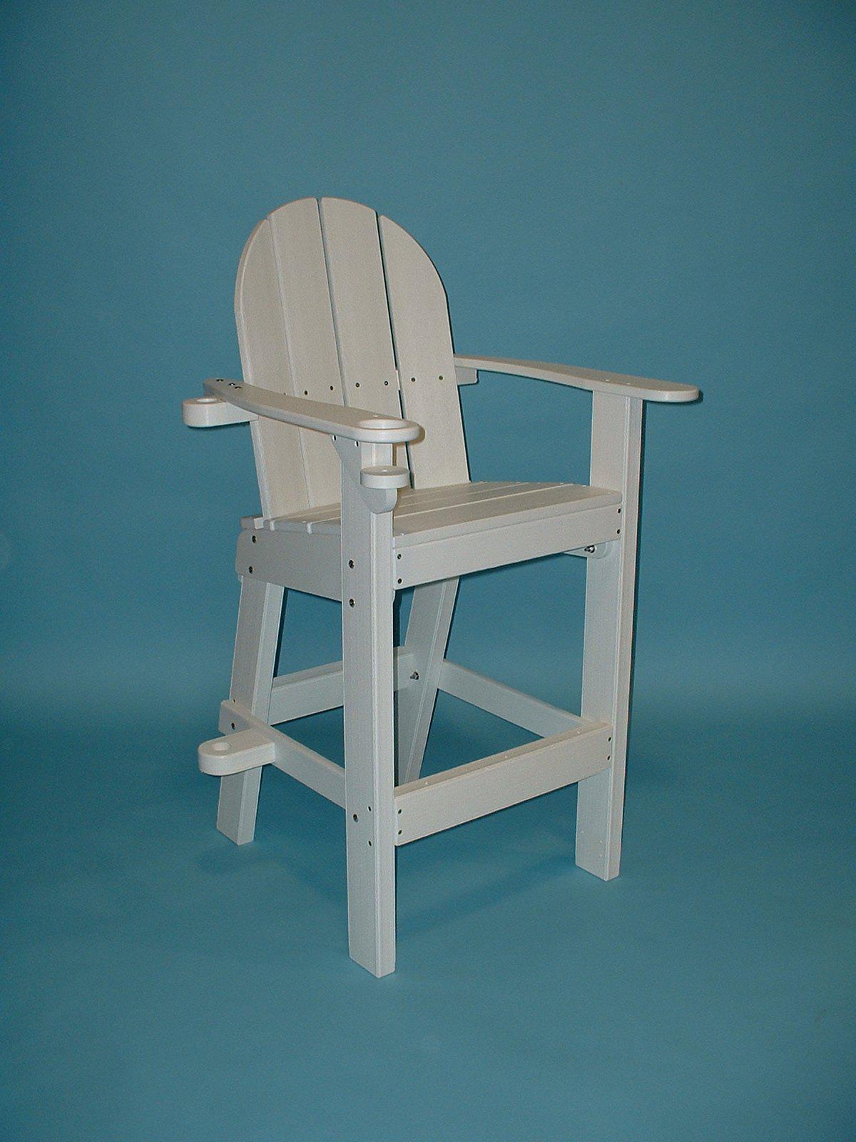 Tailwind Furniture Recycled Plastic Small Lifeguard Chair - LG-500 - Seat Height: 30" - LEAD TIME TO SHIP 10 TO 12 BUSINESS DAYS