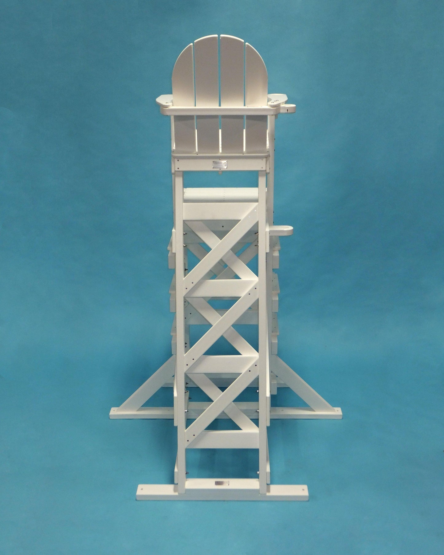 Tailwind Furniture Recycled Plastic XTLG-540 Tall, Side Step Lifeguard Chair - Seat Height: 72” - LEAD TIME TO SHIP 15 TO 20 BUSINESS DAYS