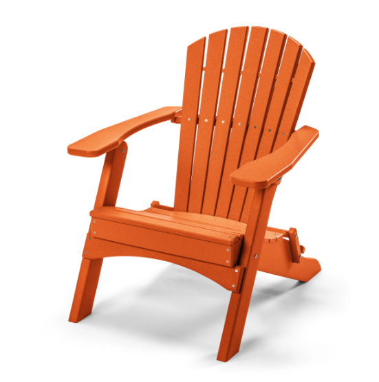 Perfect Choice Recycled Plastic Classic Folding Adirondack Chair - LEAD TIME TO SHIP 4 WEEKS OR LESS