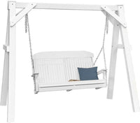 LuxCraft  A-Frame Vinyl Swing Stand - White