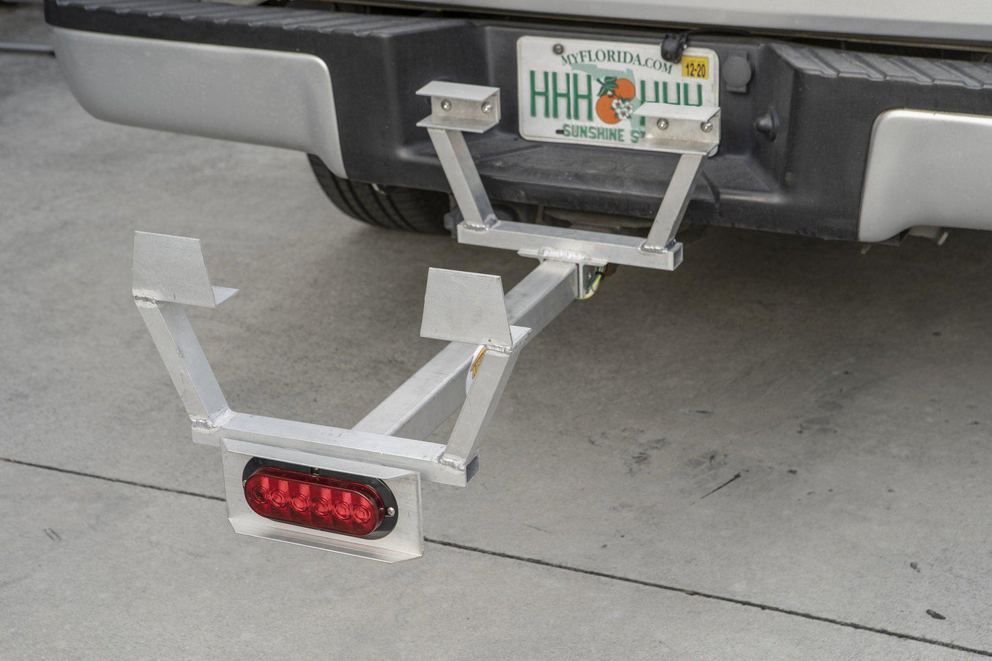 Alumacart Wagon Hitch with LED Brake Light - LEAD TIME TO SHIP 10 TO 12 BUSINESS DAYS