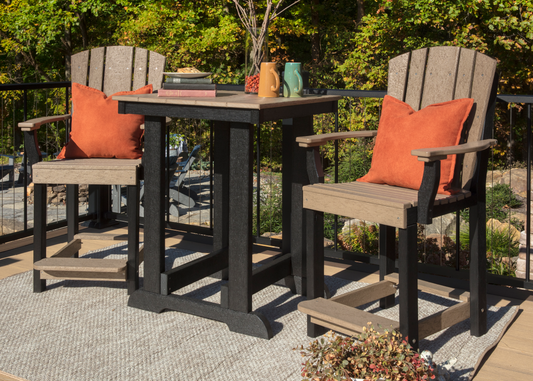 Wildridge Outdoor Heritage Recycled Plastic Patio Set (COUNTER HEIGHT) - LEAD TIME TO SHIP 3 WEEKS