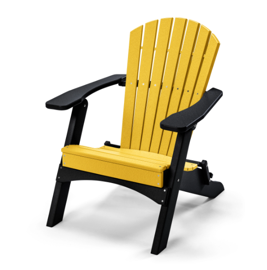 Perfect Choice Recycled Plastic Classic Folding Adirondack Chair - LEAD TIME TO SHIP 4 WEEKS OR LESS