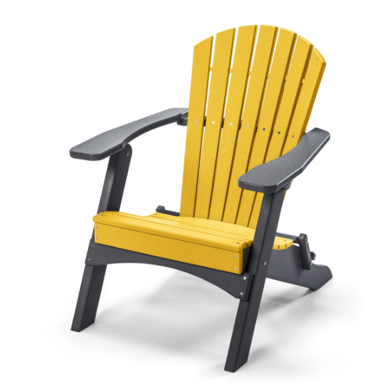 Perfect Choice Recycled Plastic Classic Folding Adirondack Chair - LEAD TIME TO SHIP 4 WEEKS OR LESS