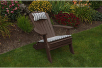 A & L Furniture Recycled Plastic Folding And Reclining Fanback Adirondack Chair  - Ships FREE in 5-7 Business days - Rocking Furniture